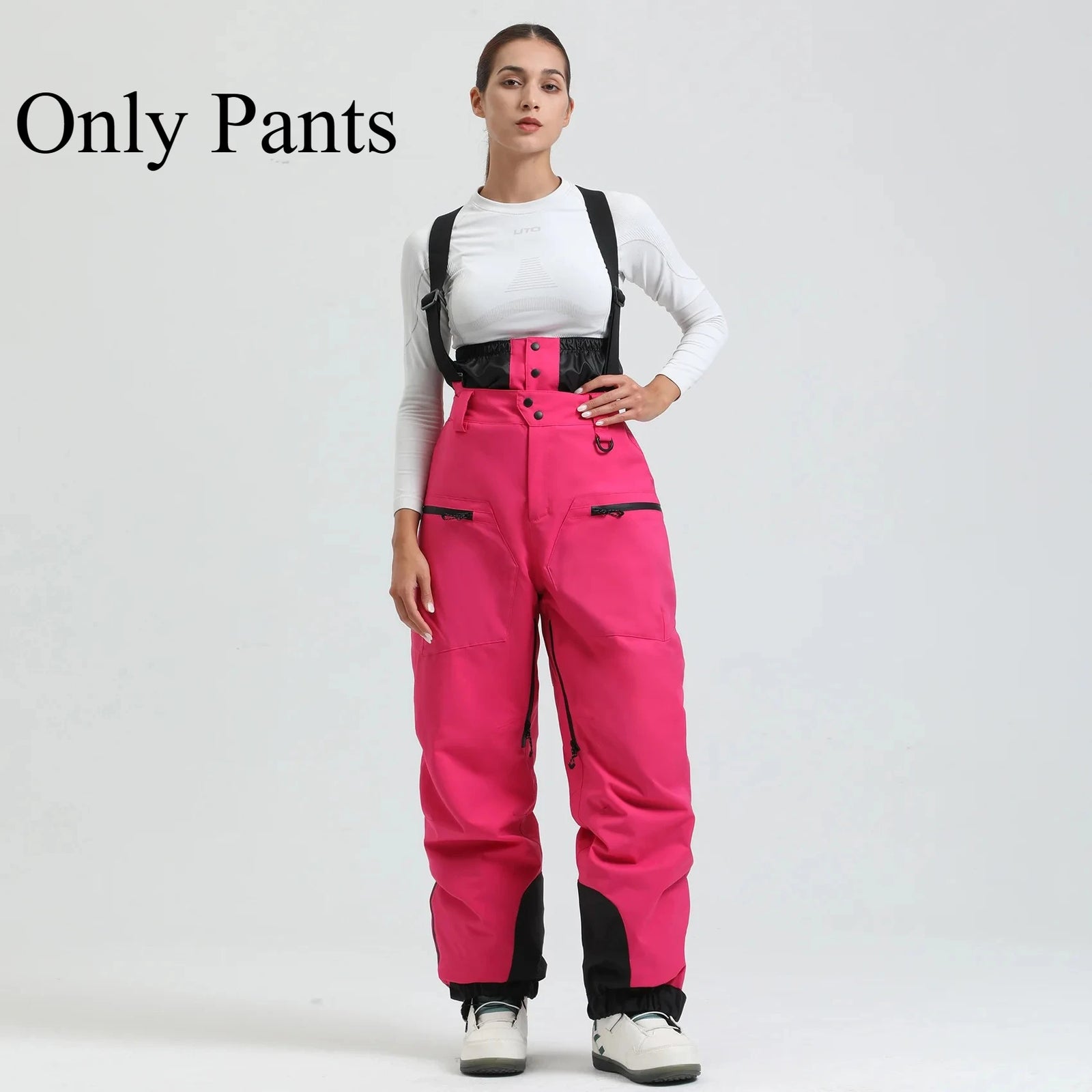 Full Length Suspender Ski and Snowboard Winter Bib Pants