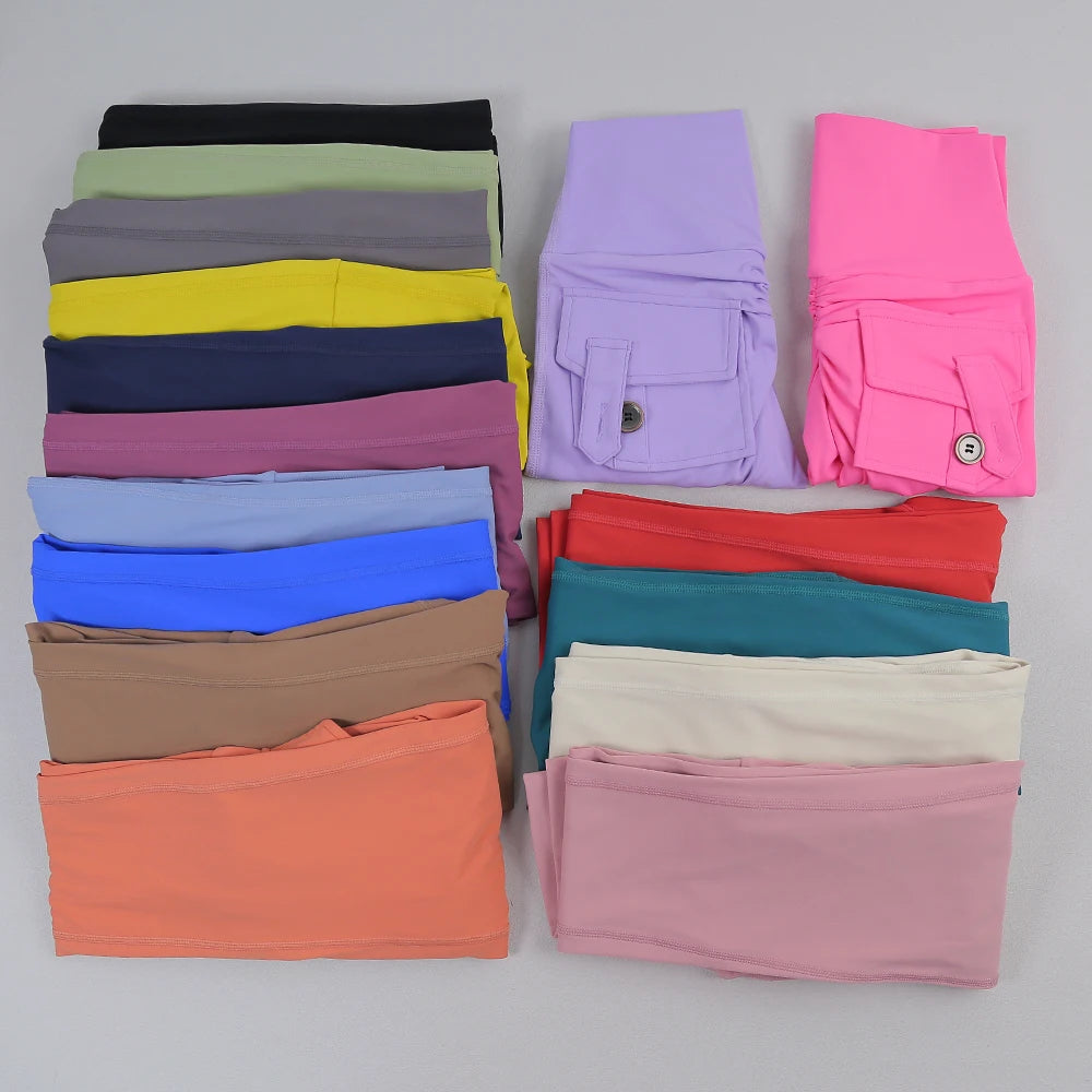 Women's Back Pocket Full Length Leggings For Workout Outfits