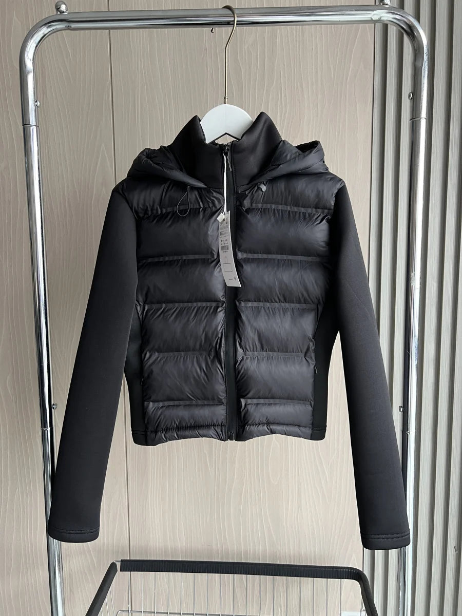 Women's Hooded Long-Sleeve Zip-Front Jacket