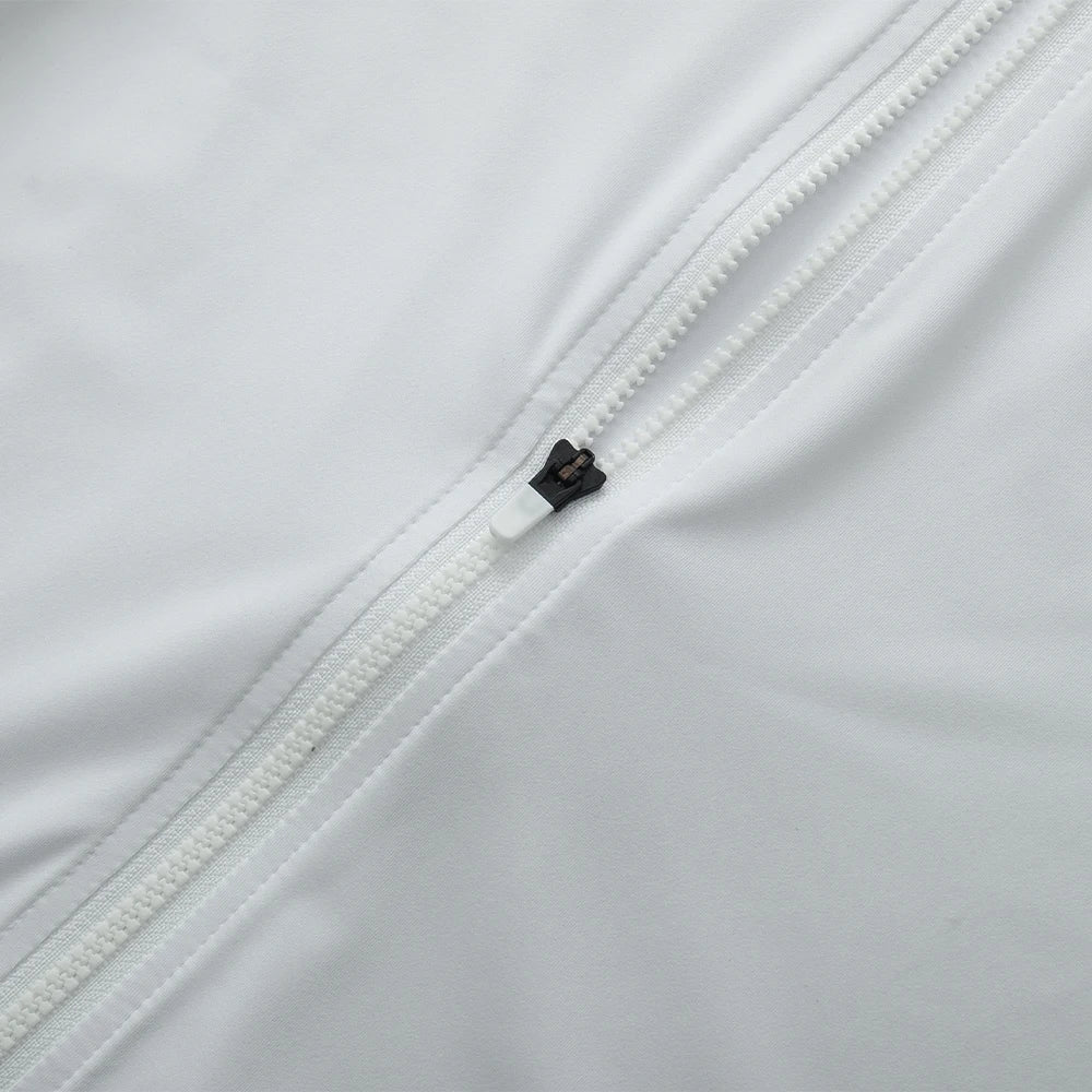 Men's Long Sleeve Cycling Jersey with Full Zipper and Pockets