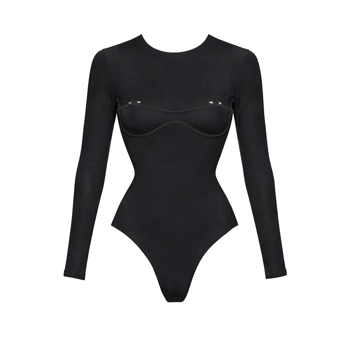 Solid One-Piece Swimsuit with Cover-Up