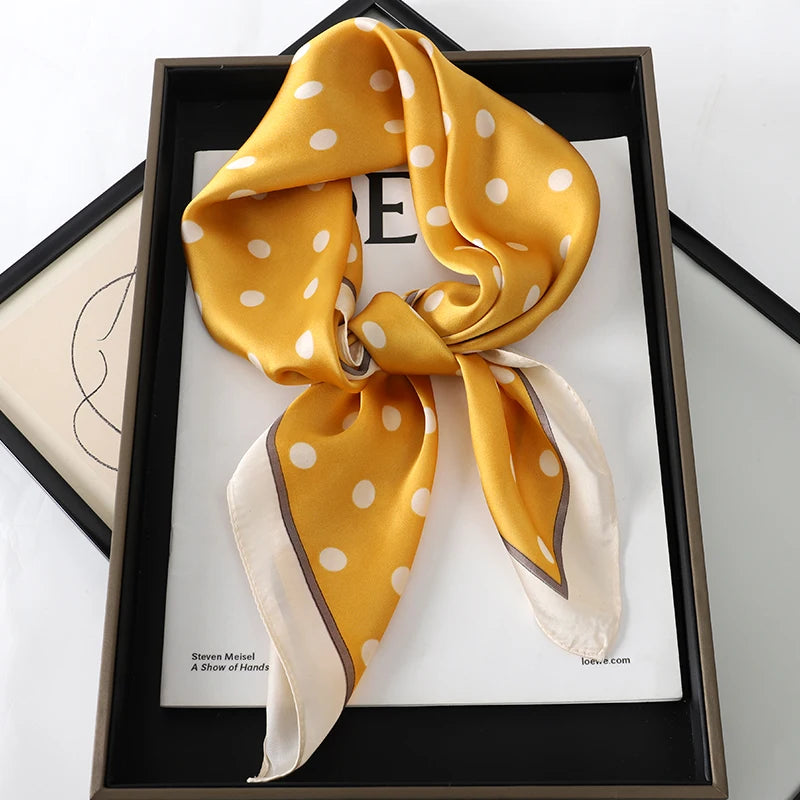 Floral Print Large Square Scarf for Draped Wrap Styling