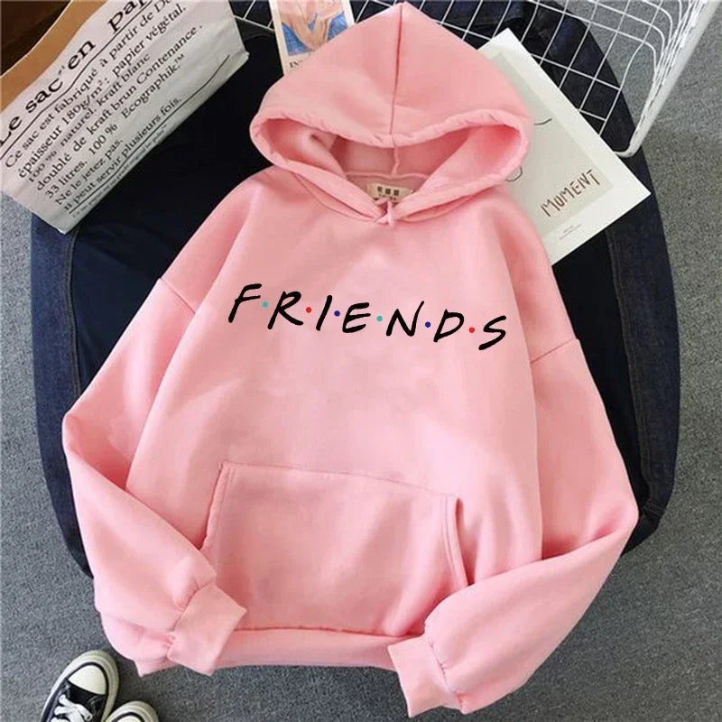 Letter Graphic Long Sleeve Pullover Casual Hoodie for Layering