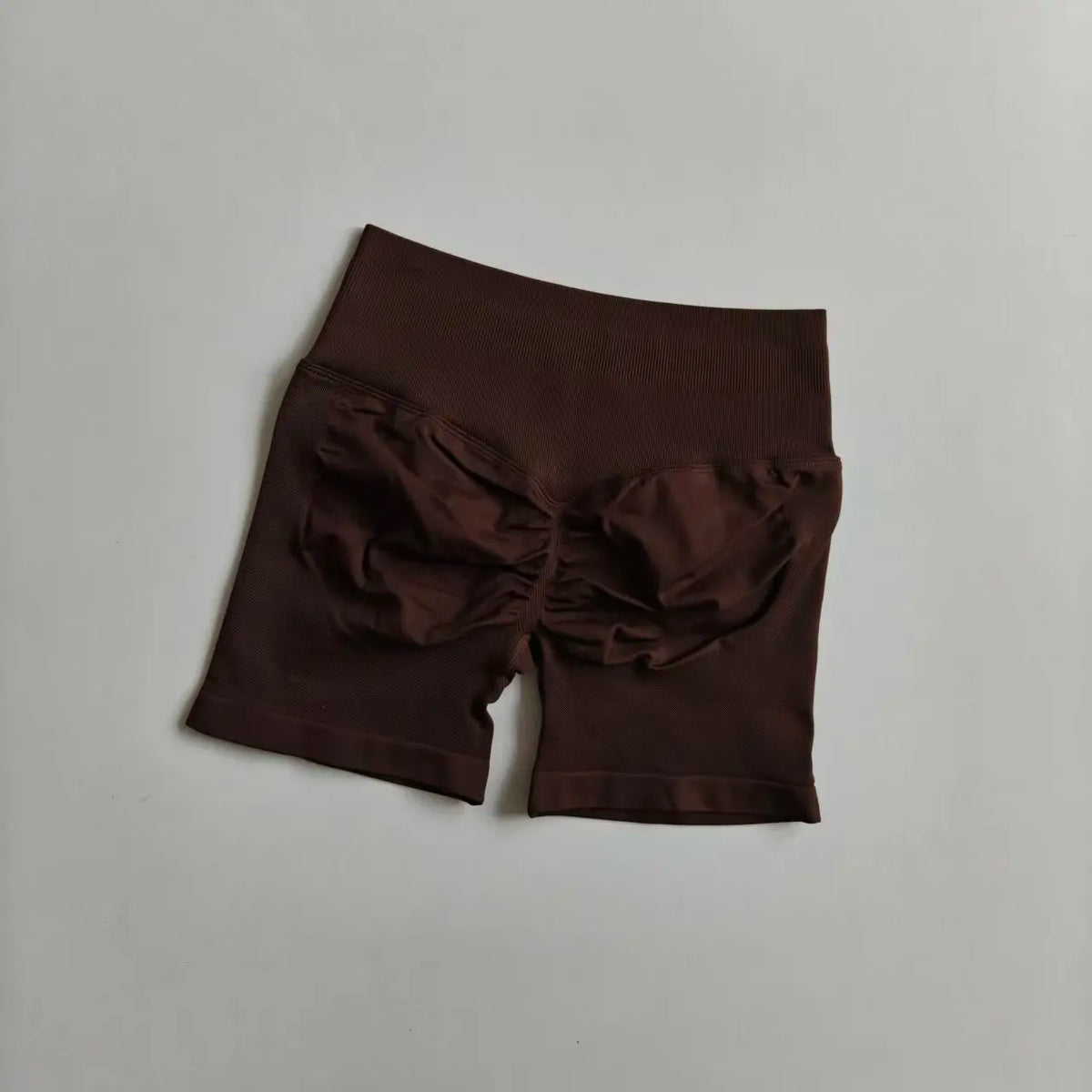 Women's High Waist Scrunch Back Shorts for Yoga and Gym Workouts