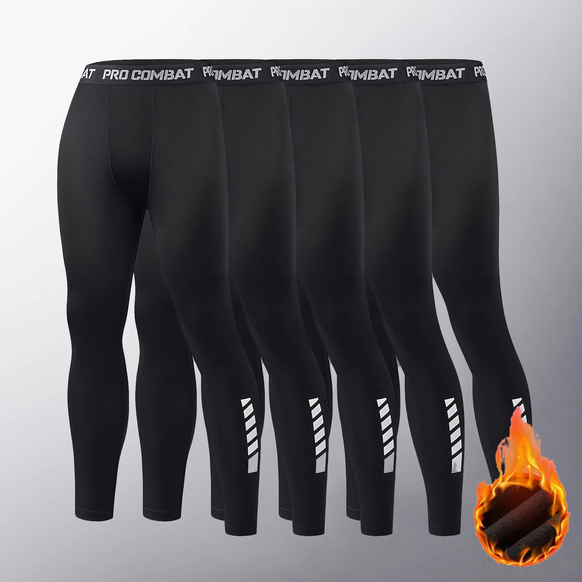 Men's Fitted Training Leggings for Gym and Running