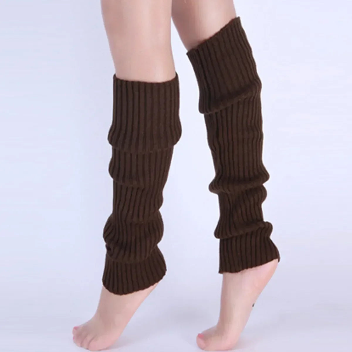 Ribbed Knit Leg Warmers with Original Mixed Style Options