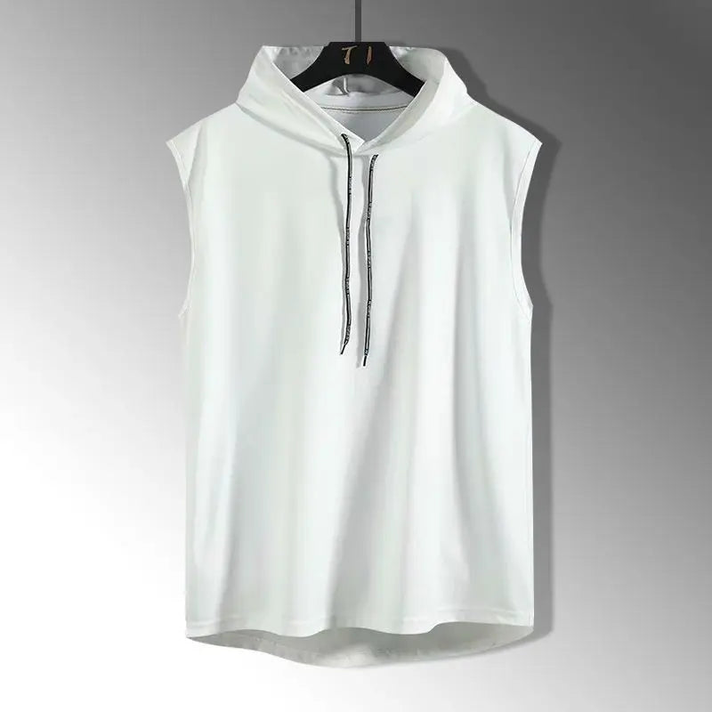 Hooded Sleeveless Tank Top