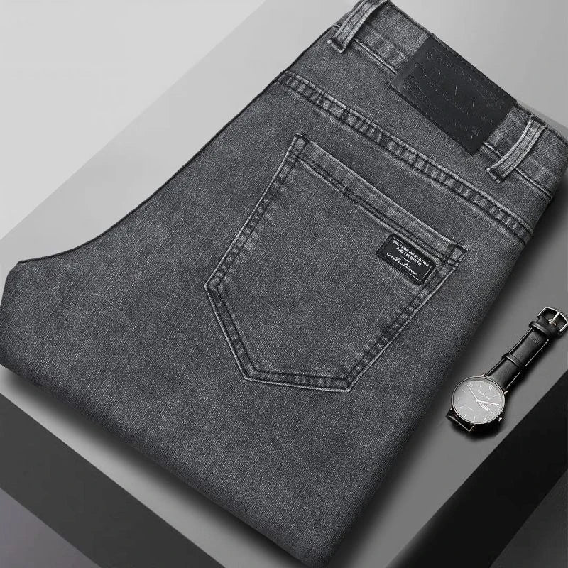 Men's Straight Leg Denim Jeans for Casual Everyday Wear