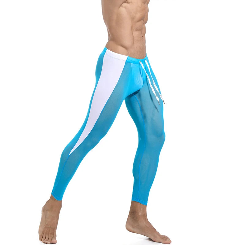 Men's Fitted Training Leggings for Gym and Running