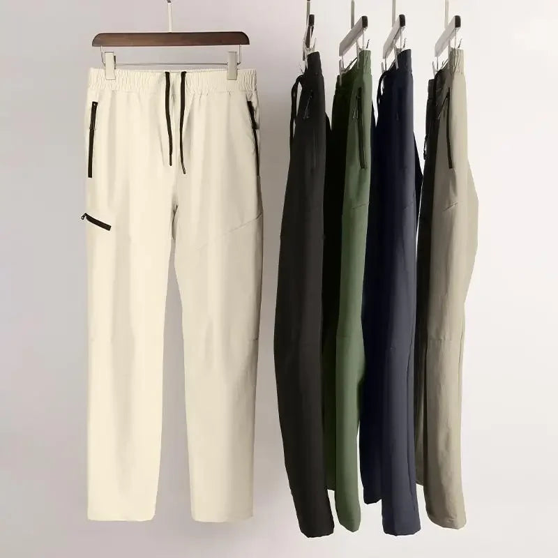 Full Length Drawstring Waist Casual Running Jogger Pants