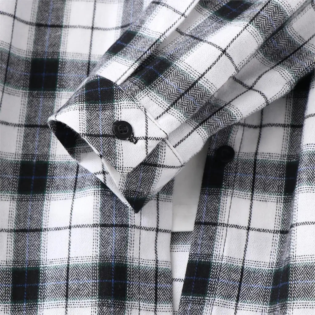 Women's Checked Collared Long Sleeve Shirt