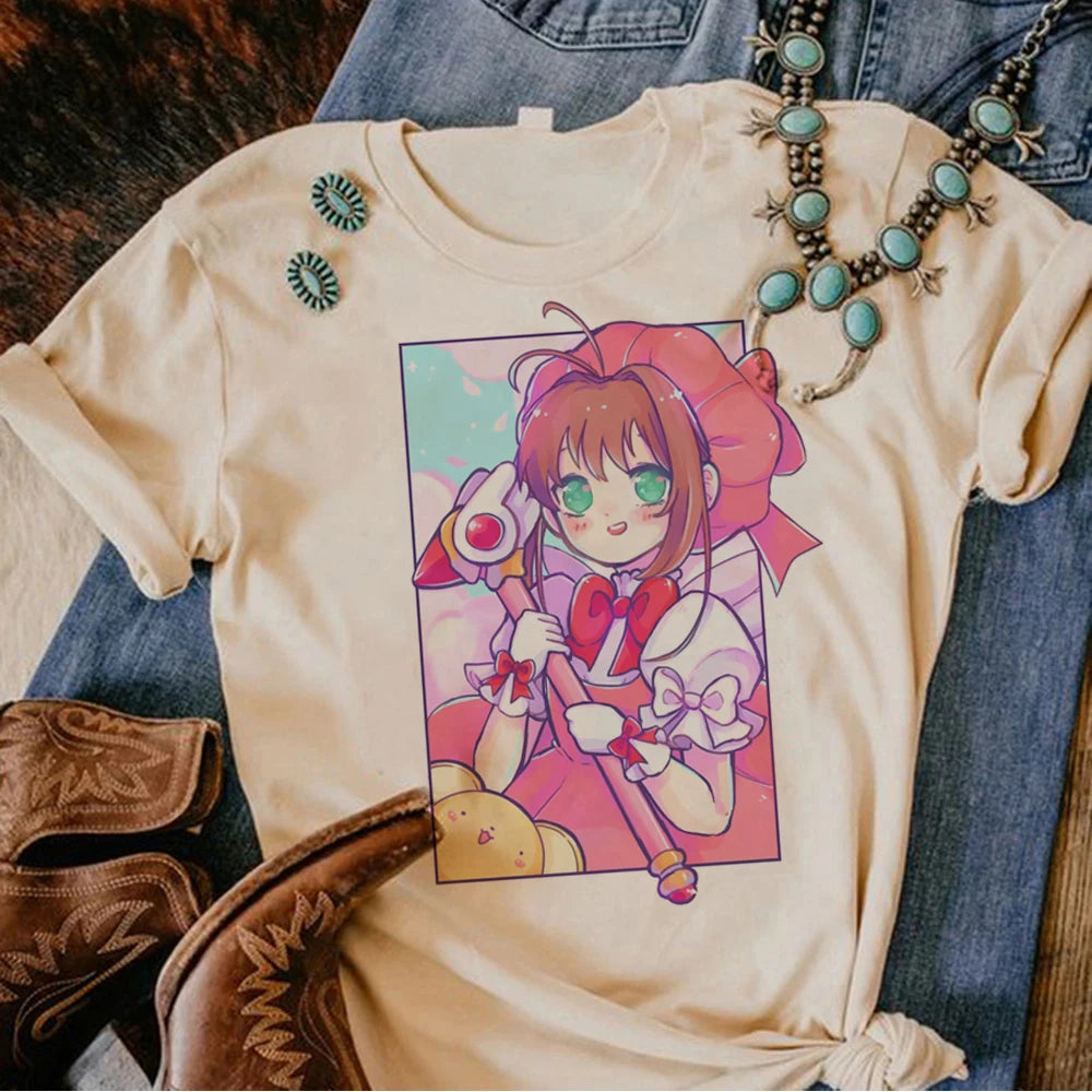 Cardcaptor Sakura Graphic Short-Sleeve T-Shirt