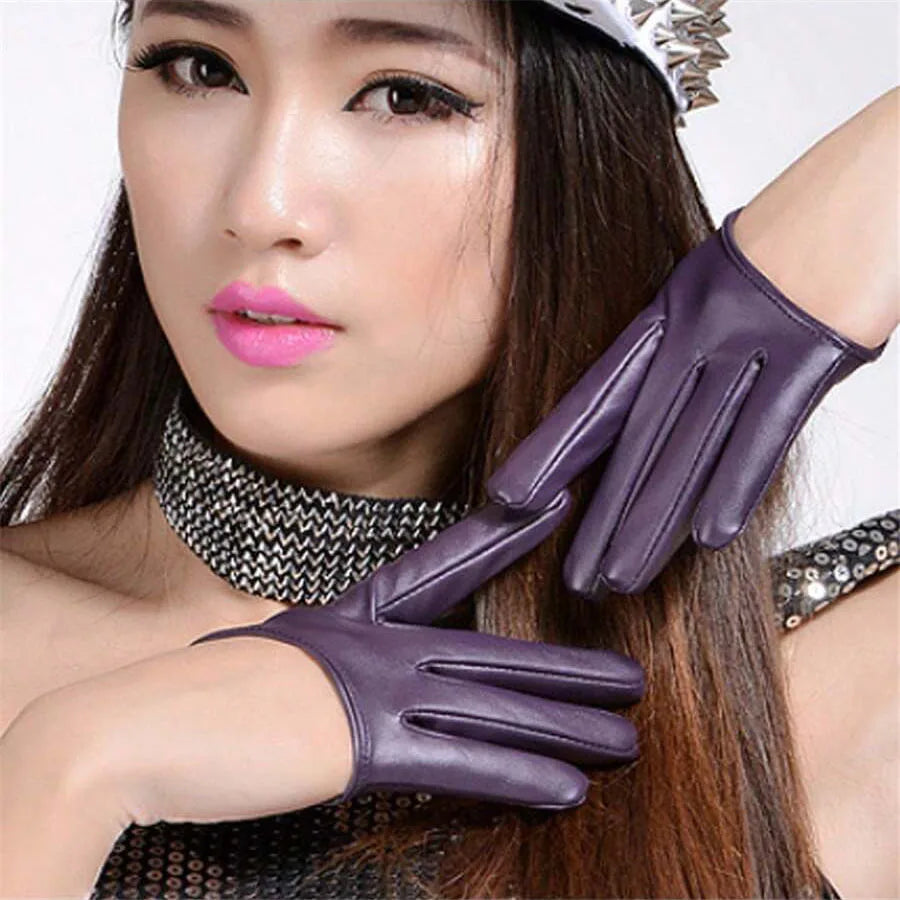 Colorful Half Palm Gloves with Open Finger Styling
