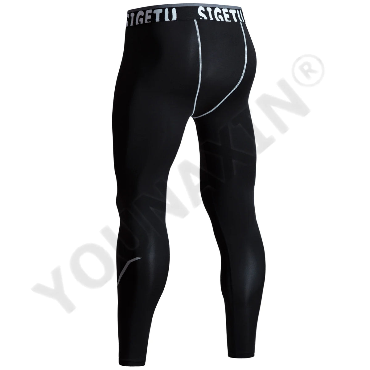 Men's Fitted Training Leggings for Gym and Running
