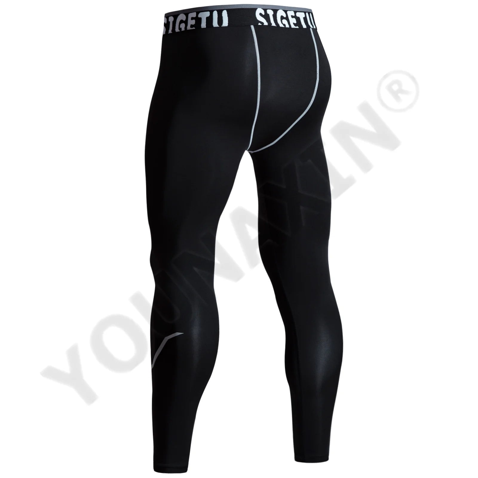 Men's Fitted Training Leggings for Gym and Running