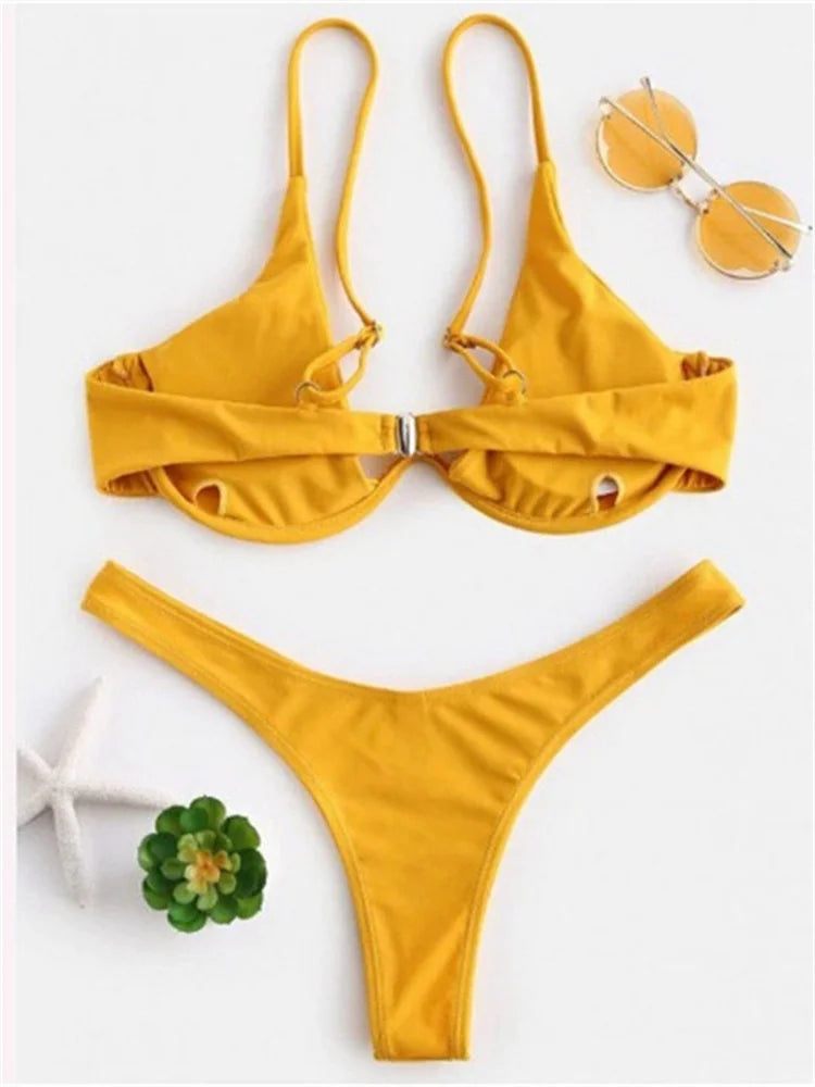 Underwire Halter Bikini