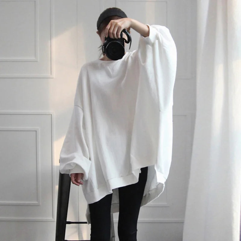Long Sleeve Casual Pullover Sweatshirt with Original Style Options