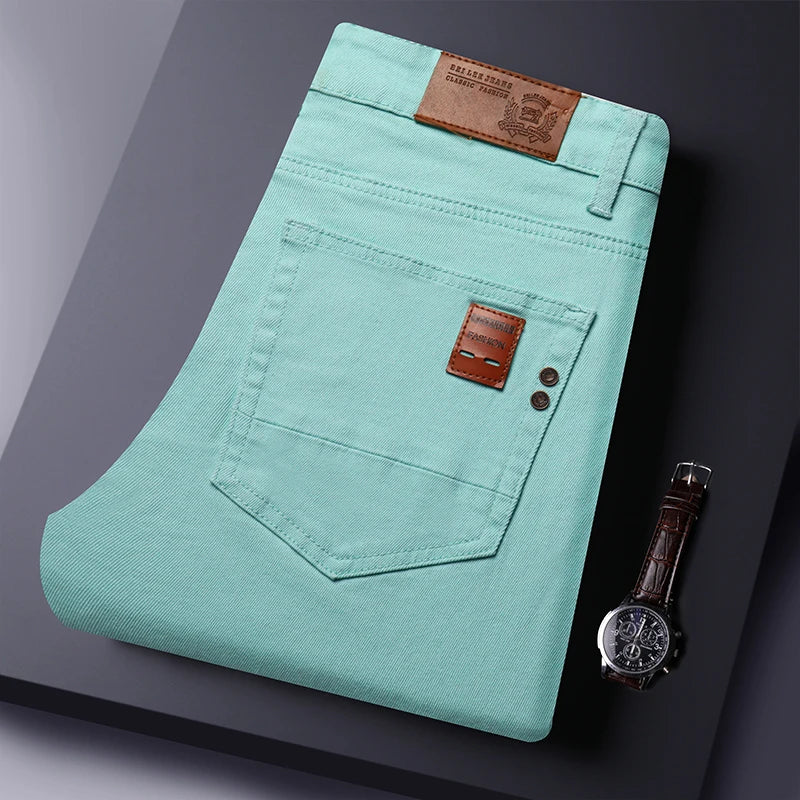 Men's Straight Leg Denim Jeans for Casual Everyday Wear