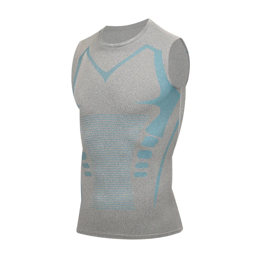 Fitted Sports Compression Shirt with Original Sleeve Style Options