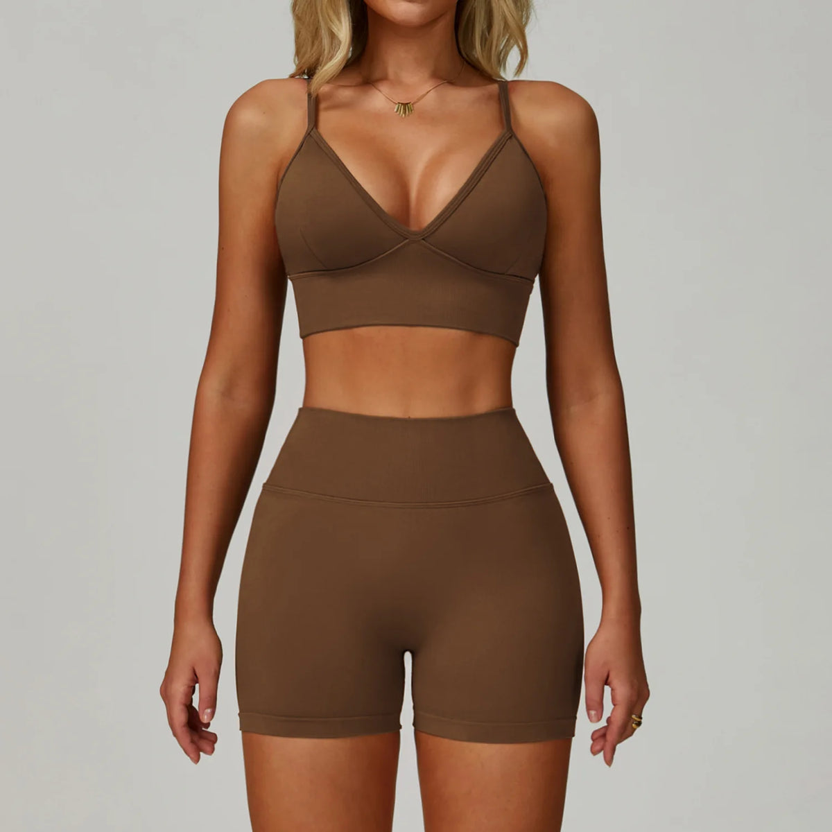 Women's Bra And Leggings Yoga Set For Workout Outfits
