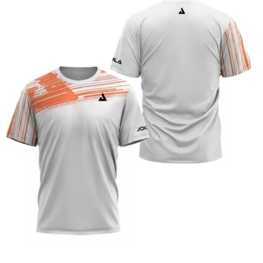 Floral Court Sports Short Sleeve T-shirt For Sports Outfits
