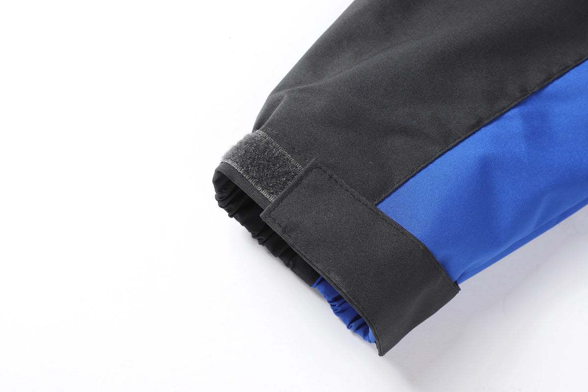 Men's Hooded Contrast Panel Hiking Jacket