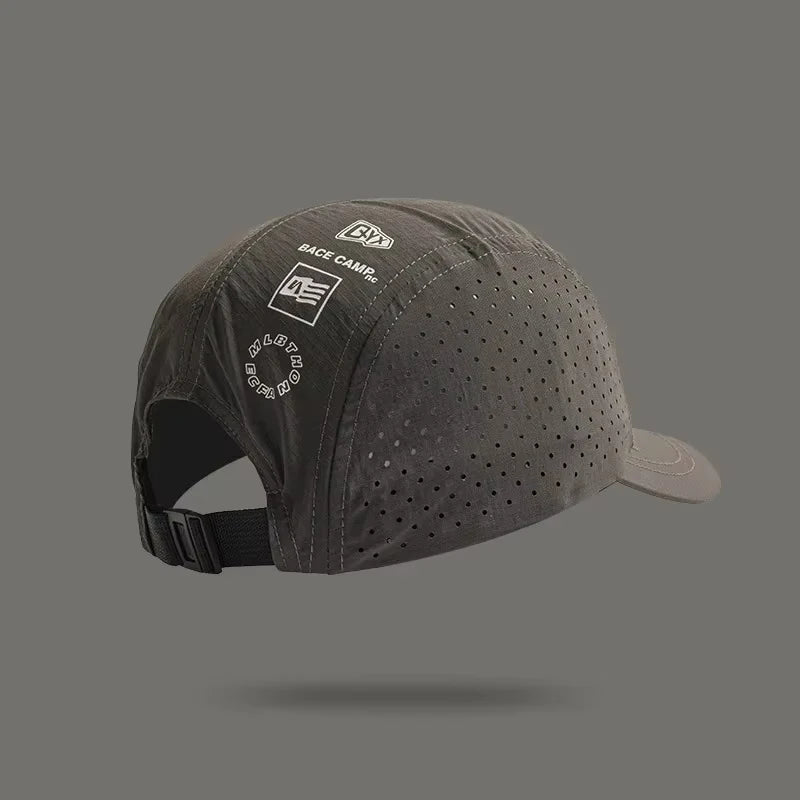 Adjustable Baseball Cap with Solid and Perforated Style Options