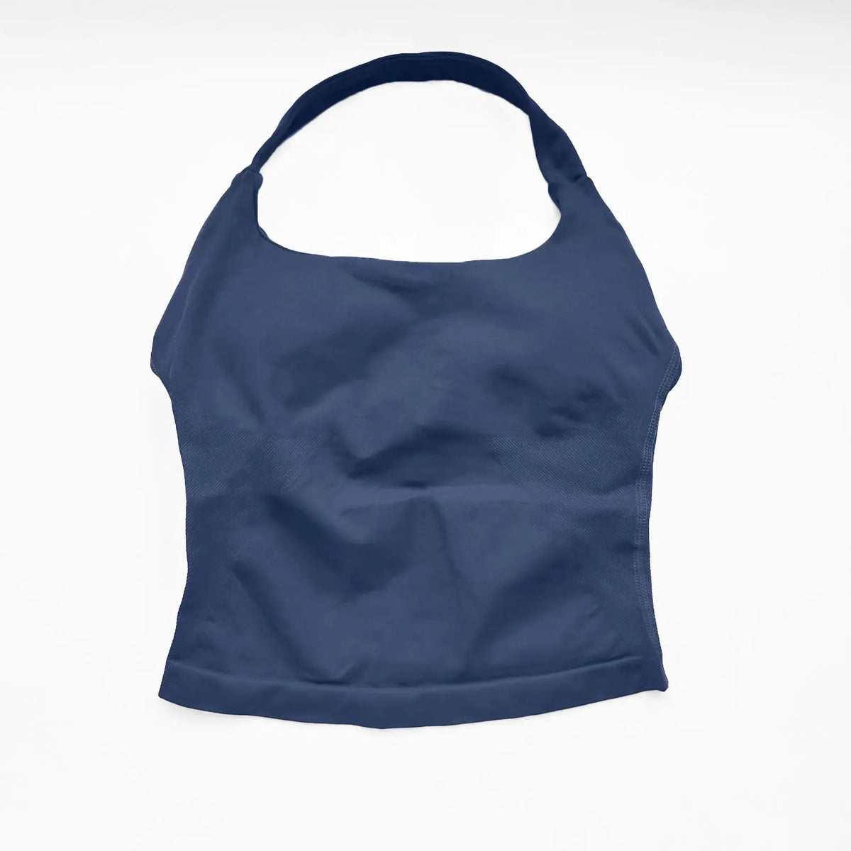Women's Halter Neck Longline Fitted Tank Top For Workout Outfits