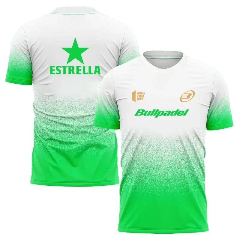 Padel Graphic Short Sleeve T-shirt For Sports Outfits