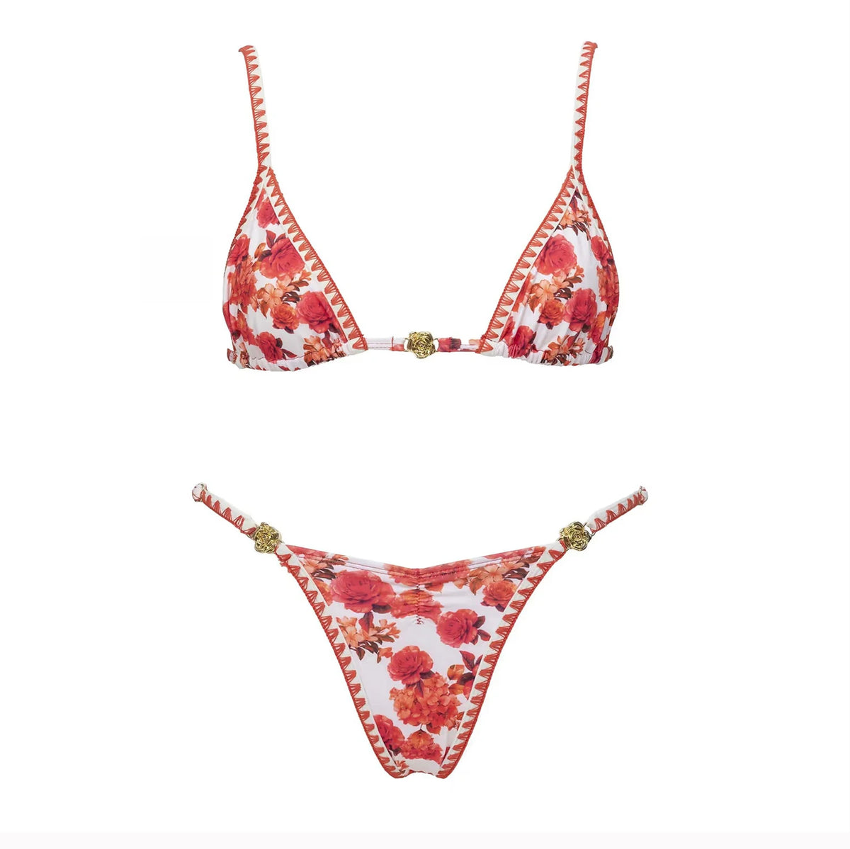 Printed Bikini with Matching Cover-Up