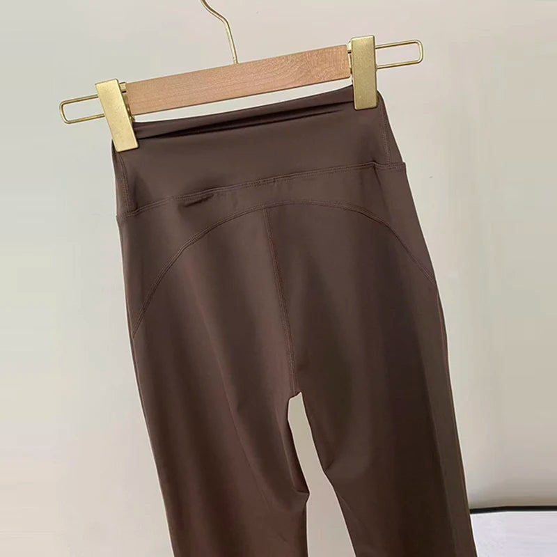 Women's Flared Leggings For Workout Outfits And Layering