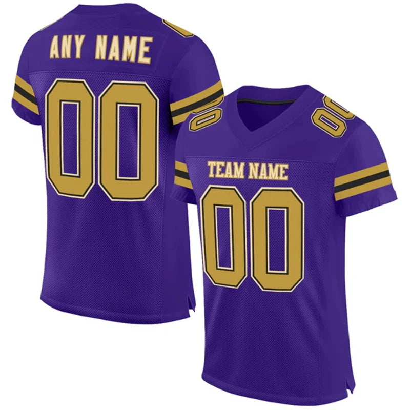 Number Print Football Short Sleeve Jersey For Sports Outfits