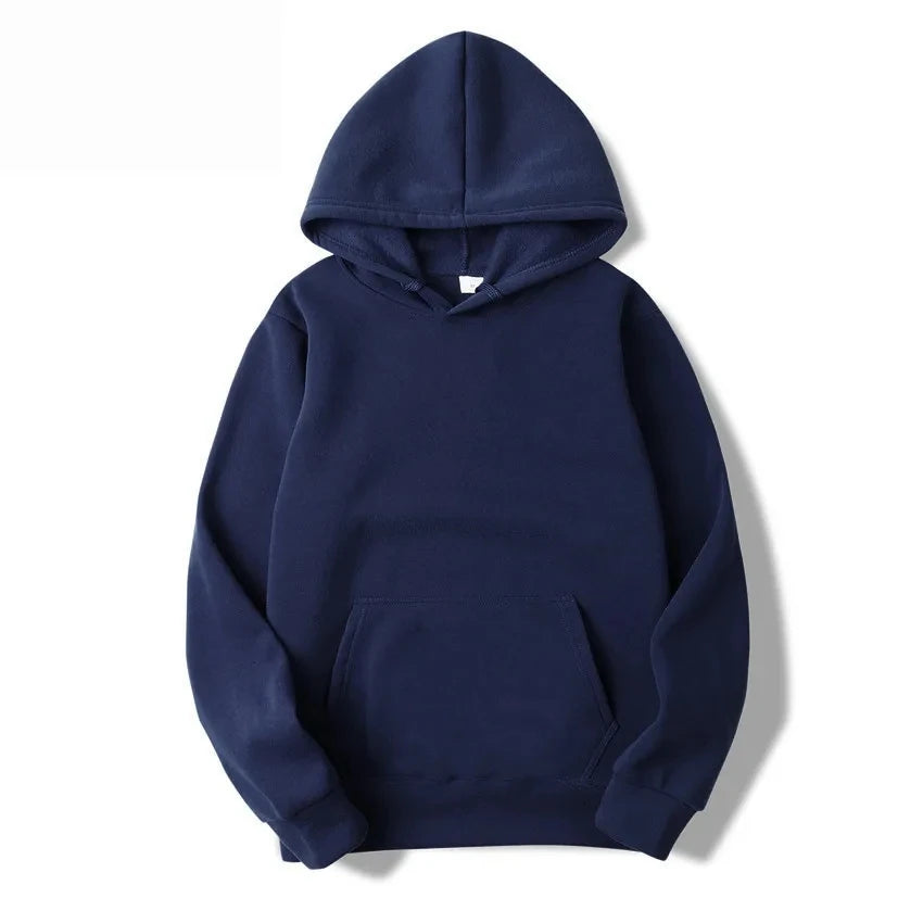 Long Sleeve Casual Hooded Sweatshirt with Relaxed Streetwear Styling