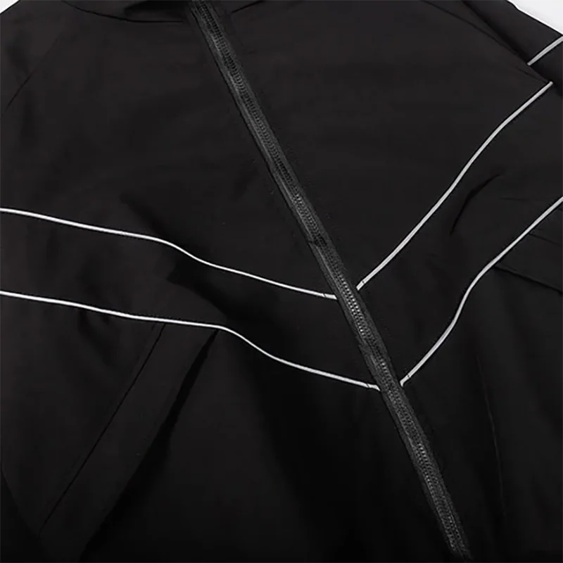 Color Block Long Sleeve Casual Streetwear Racing Style Jacket