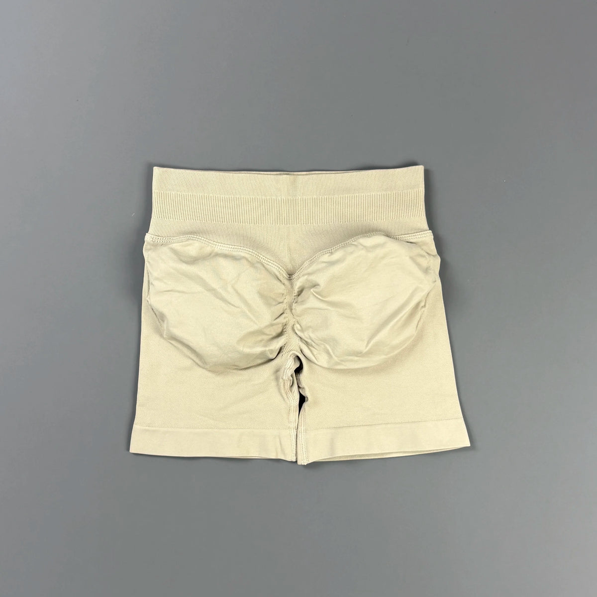 Women's High Waist Nylon Blend Scrunch Shorts for Gym Training