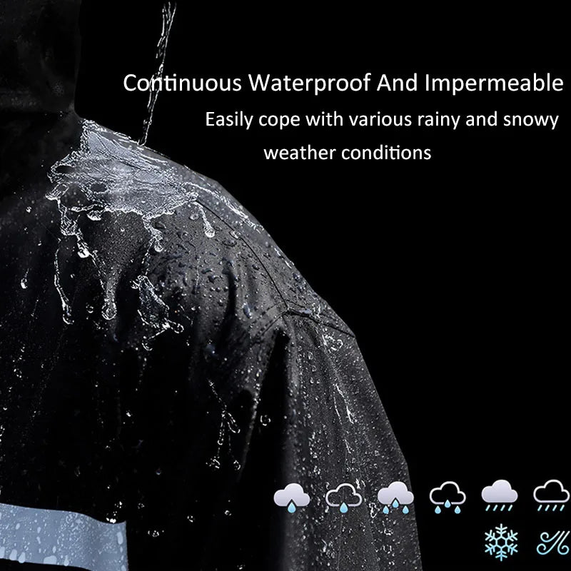 Outdoor Hooded Jacket and Trouser Clothing Set with Style Options