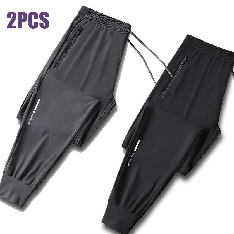 Men's Elastic Waist Casual Pants For Everyday Wear