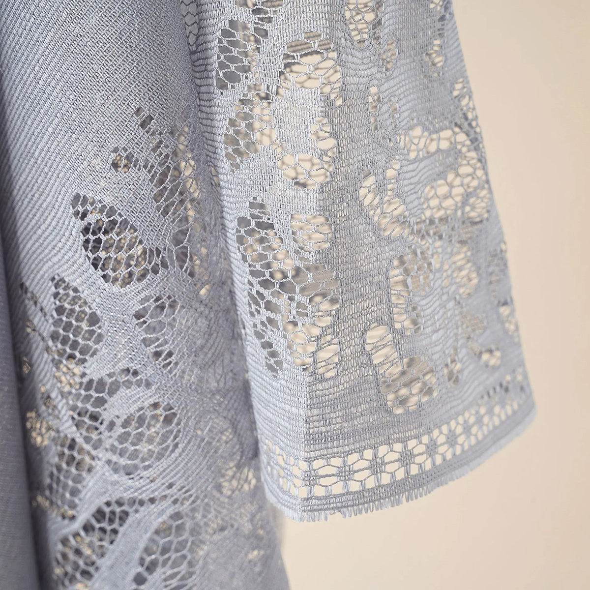 Long Lace Open Front Cardigan for Layering over Outfits