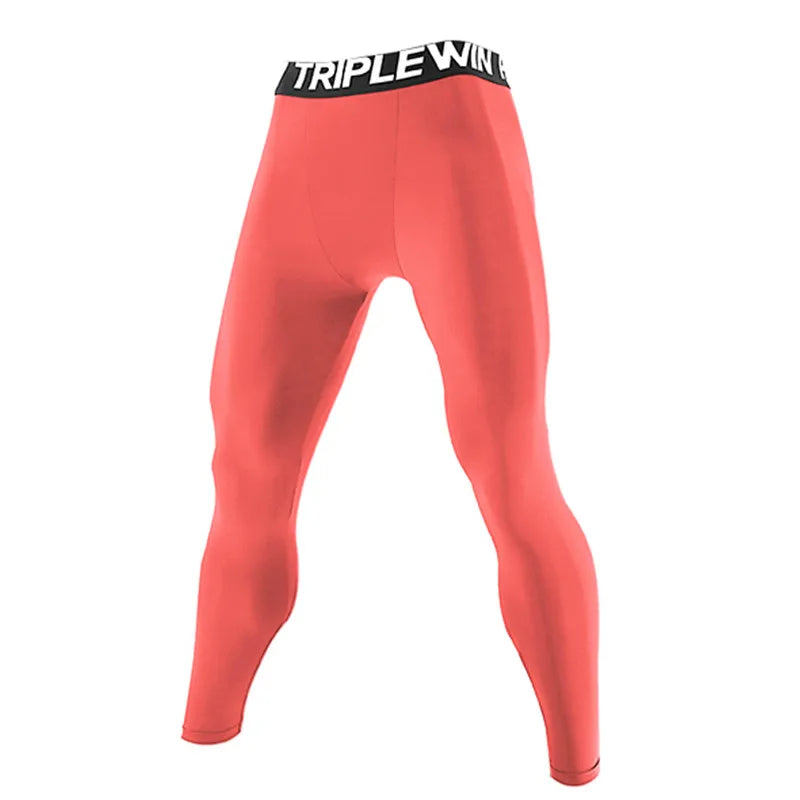 Men's Fitted Training Leggings for Gym and Running