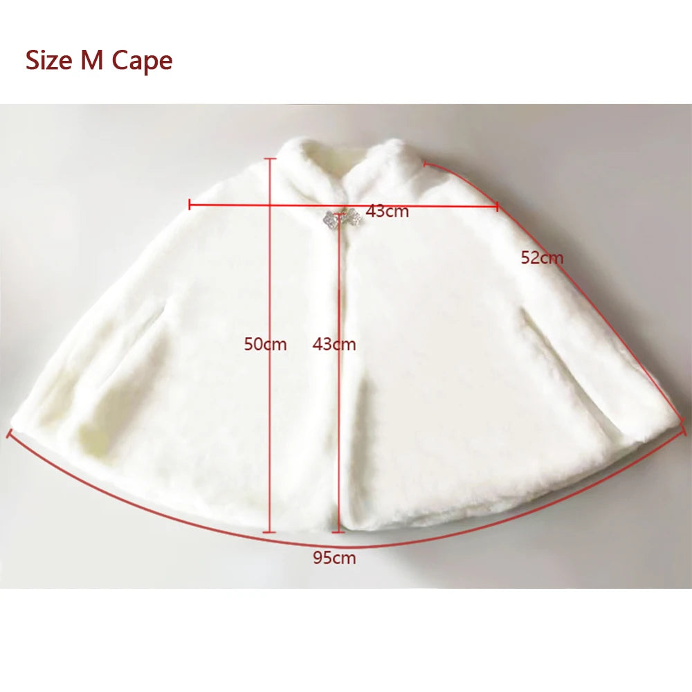Plush Clasp Front Capelet for Layering over Dresses and Tops