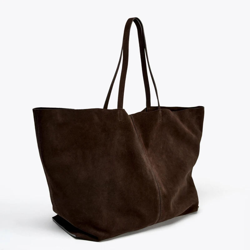 Women's Soft Shoulder Tote Bag with Carry Handles and Multiple Shapes