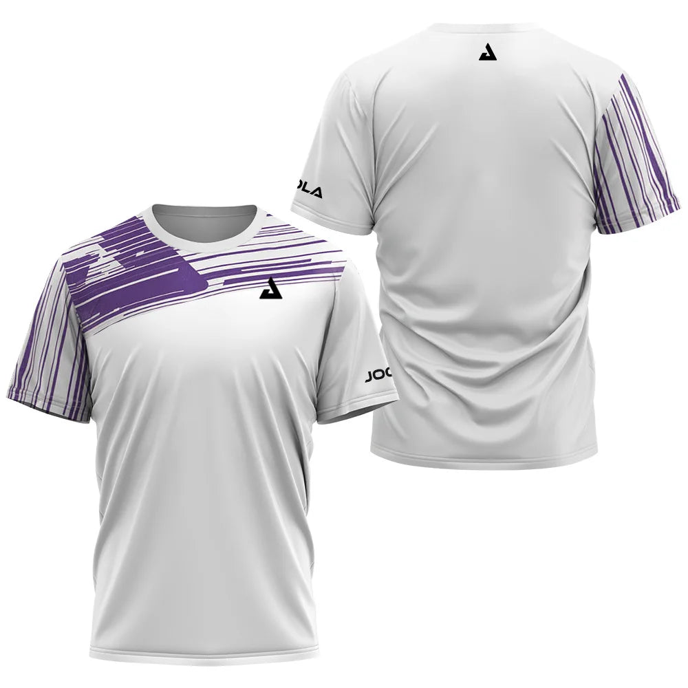 Printed Table Tennis Short Sleeve T-shirt For Sports Outfits