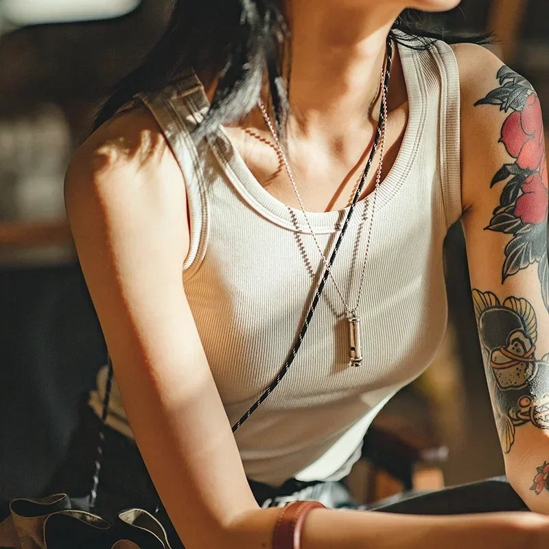 Women's V-Neck Knit Tank Top with Sleeveless Design and Simple Shape