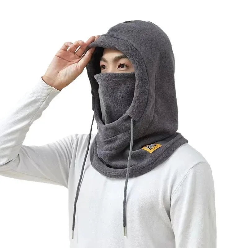 Drawstring Balaclava Hood with Head and Neck Coverage