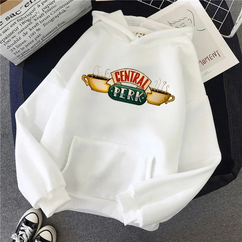 Letter Graphic Long Sleeve Pullover Casual Hoodie for Layering
