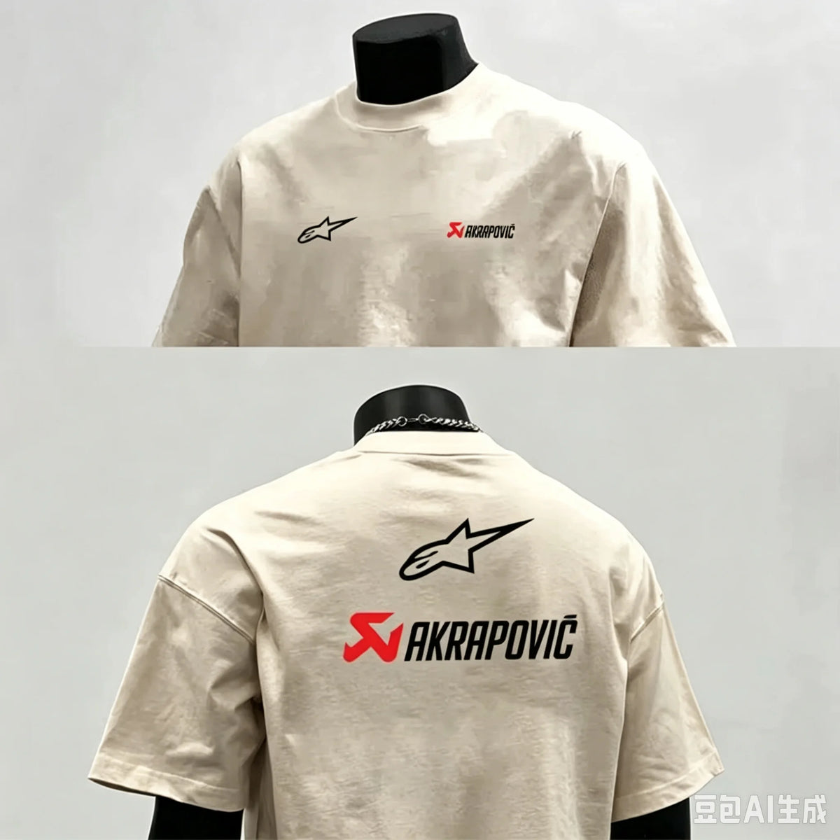 Motorcycle Graphic Short Sleeve T-shirt For Sports Outfits