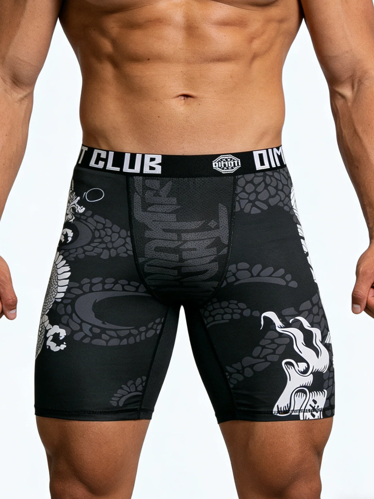 Men's Fitted Training Shorts for Gym and Running
