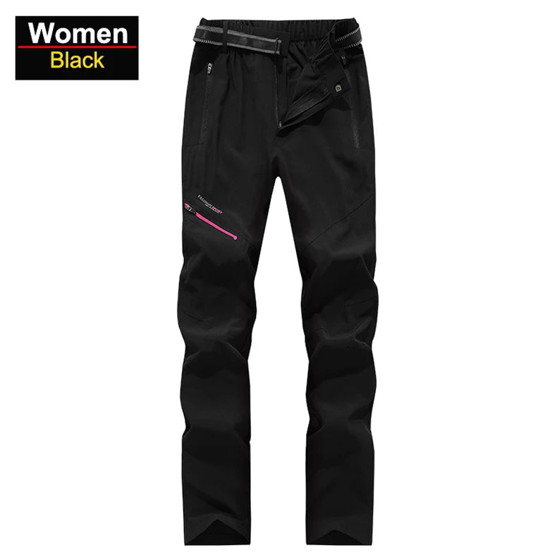 Women's Quick Dry Lightweight Hiking Pants with Zipper Pockets