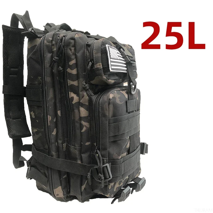 Outdoor Webbing Backpack with Original Pack Size Options