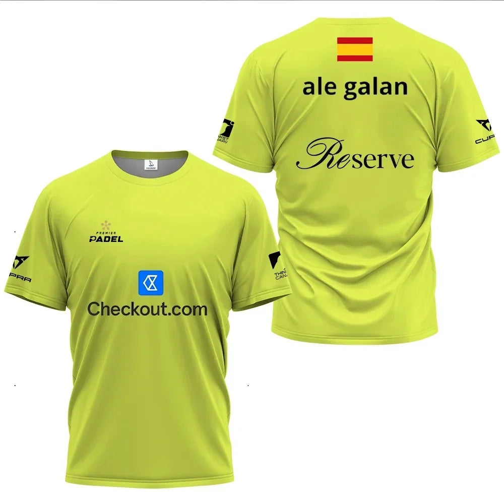 Padel Graphic Short Sleeve T-shirt For Sports Outfits